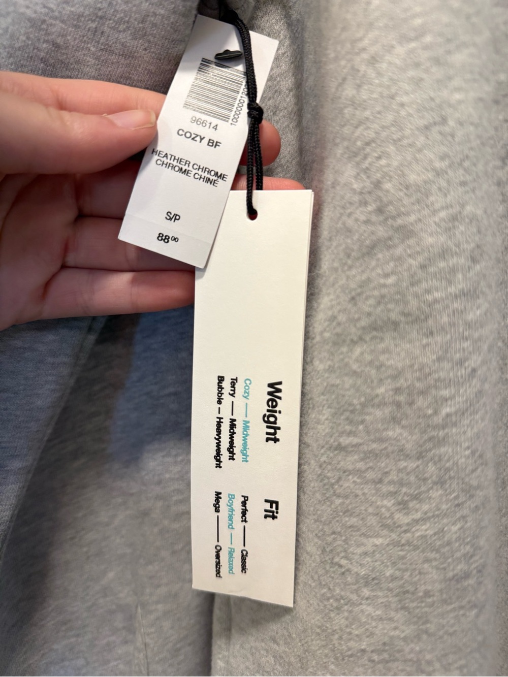 TNA Light Gray Button-Up Shacket - Picture 3 of 4